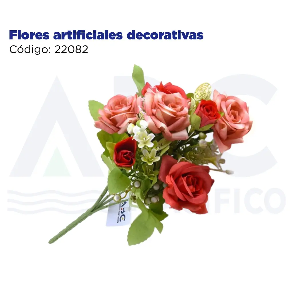 Flores artificiales decorativas