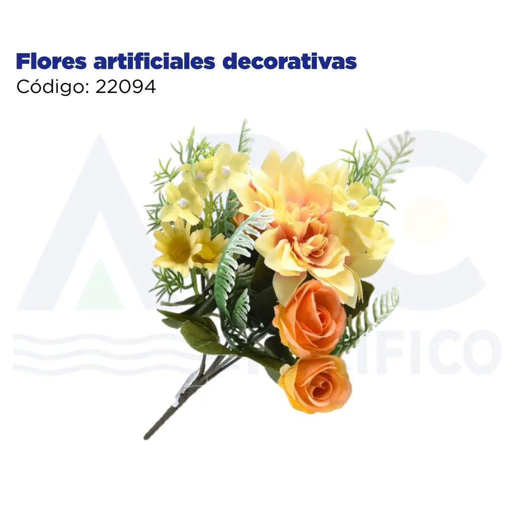 Flores artificiales decorativas