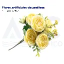 Flores artificiales decorativas