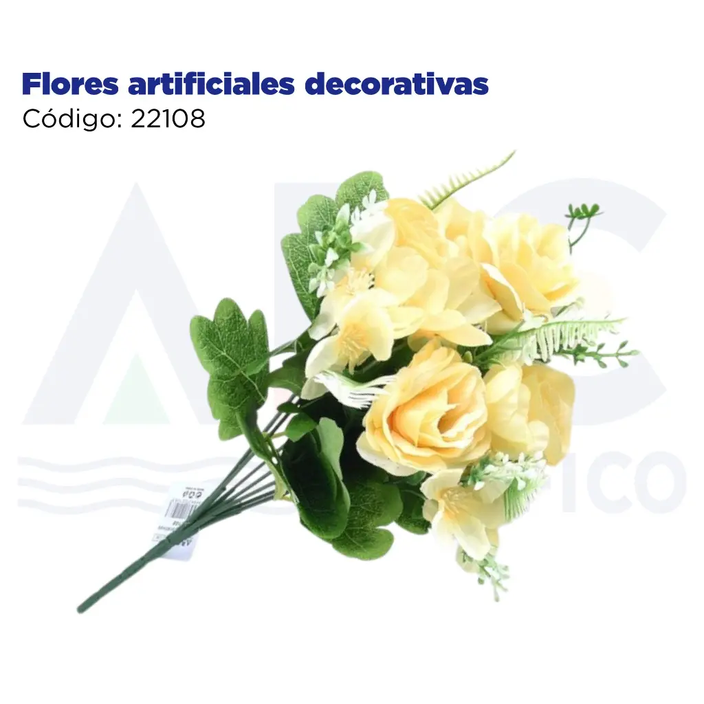Flores artificiales decorativas
