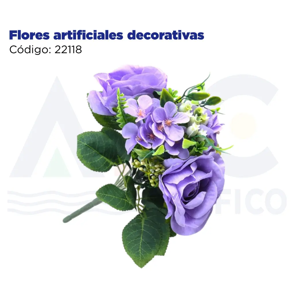 Flores artificiales decorativas