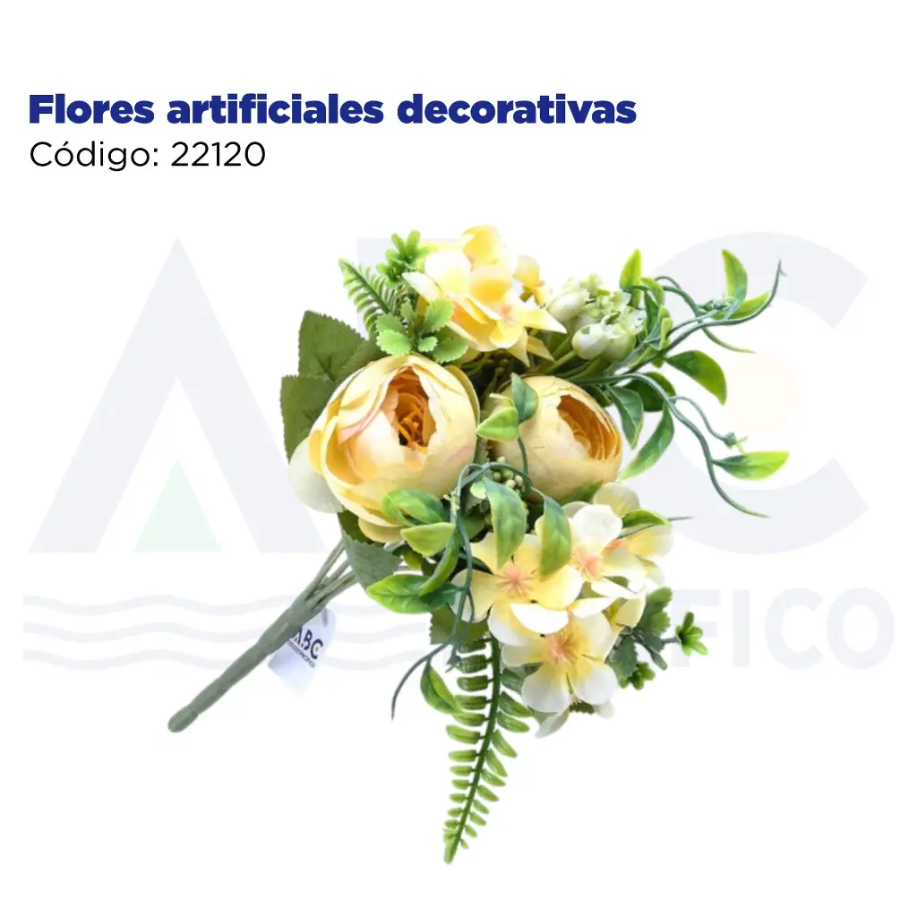Flores artificiales decorativas