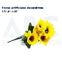 Flores artificiales decorativas
