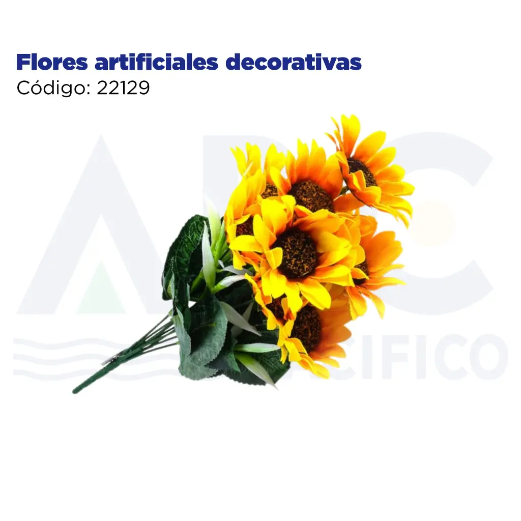 Flores artificiales decorativas