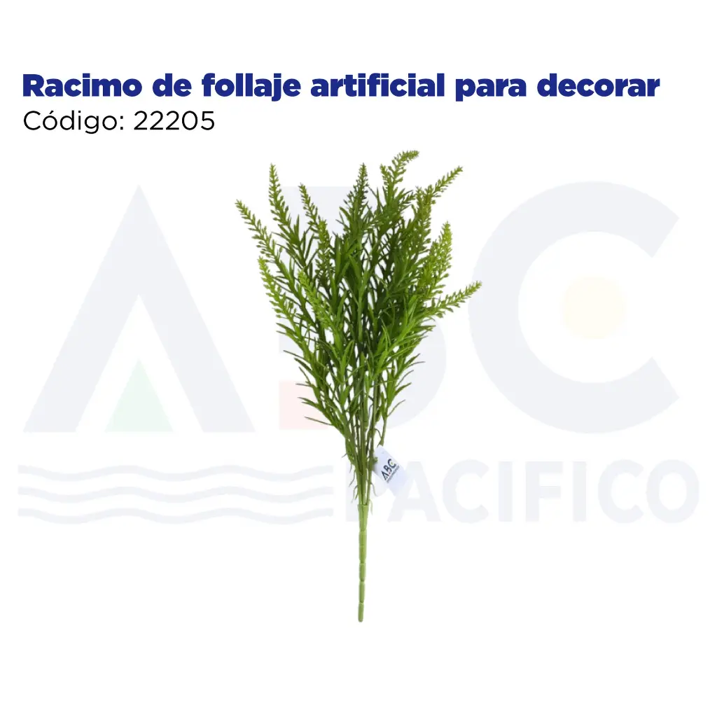 Racimo de follaje artificial para decorar