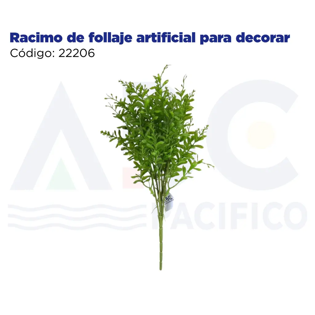 Racimo de follaje artificial para decorar