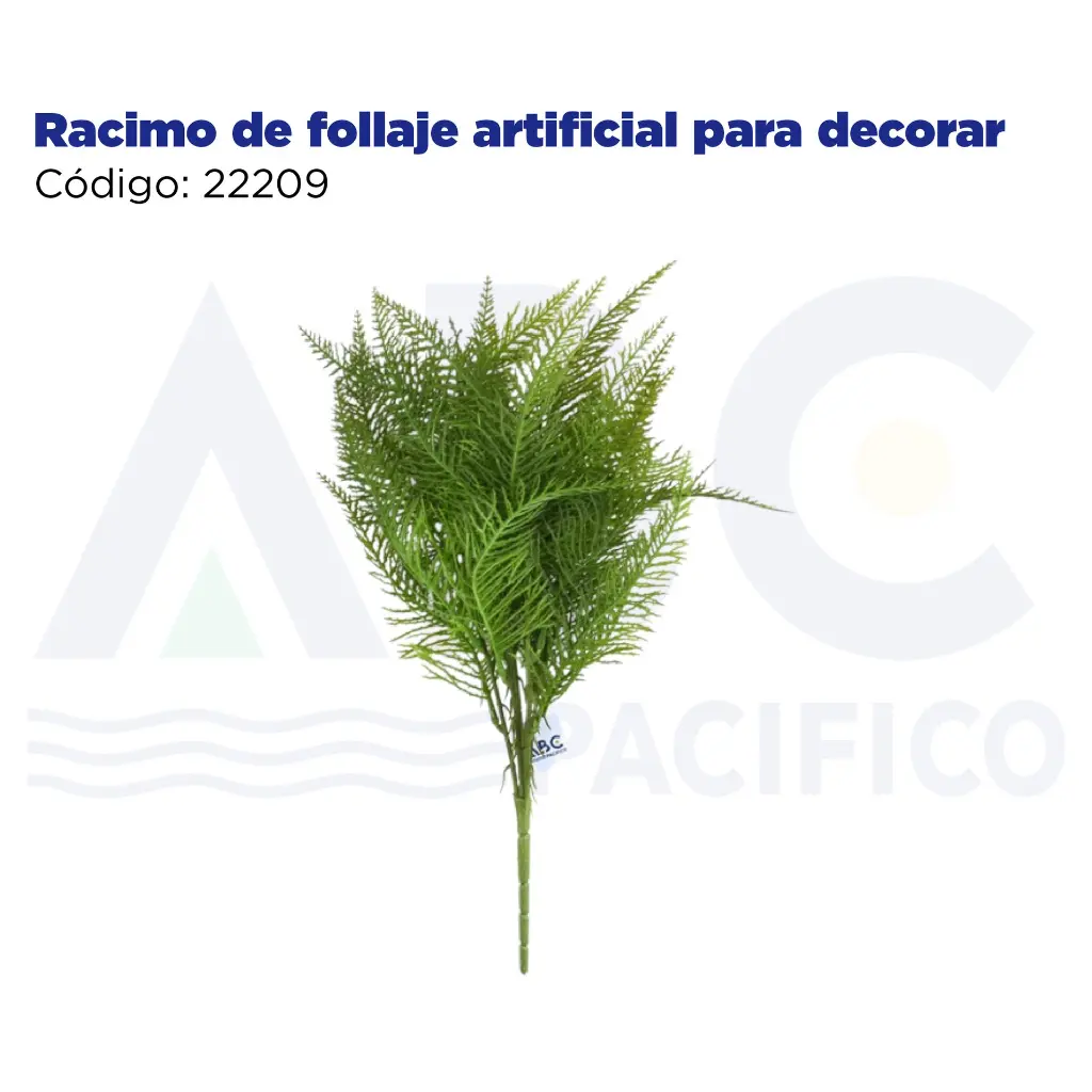 Racimo de follaje artificial para decorar