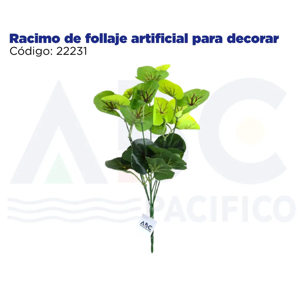Racimo de follaje artificial para decorar