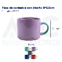 Taza de cerámica con diseño 9*8.5cm
