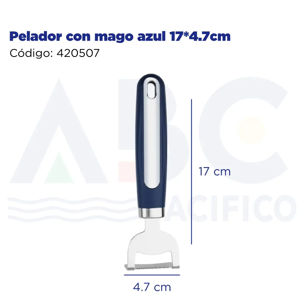 Pelador con mago azul 17*4.7cm