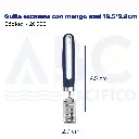Quita escamas con mango azul 19.5*2.9cm