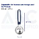 Separador de huevos con mango azul 19.7*7.3cm