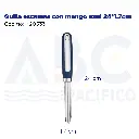 Quita escamas con mango azul 24*1.7cm
