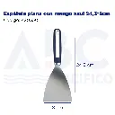Espátula plana con mango azul 24,3*8cm