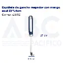 Espátula de gancho raspador con mango azul 23*1.4cm