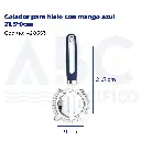 Colador para hielo con mango azul 21.5*9cm