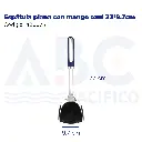 Espátula plana con mango azul 33*9.7cm