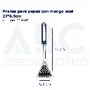 Prensa para papas con mango azul 27*8.3cm