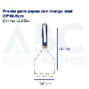Prensa para papas con mango azul 26*10.6cm