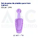 Set de palas de plástico para hielo 3 piezas