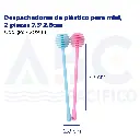 Despachadores de plástico para miel, 2 piezas 7.3*2.8cm