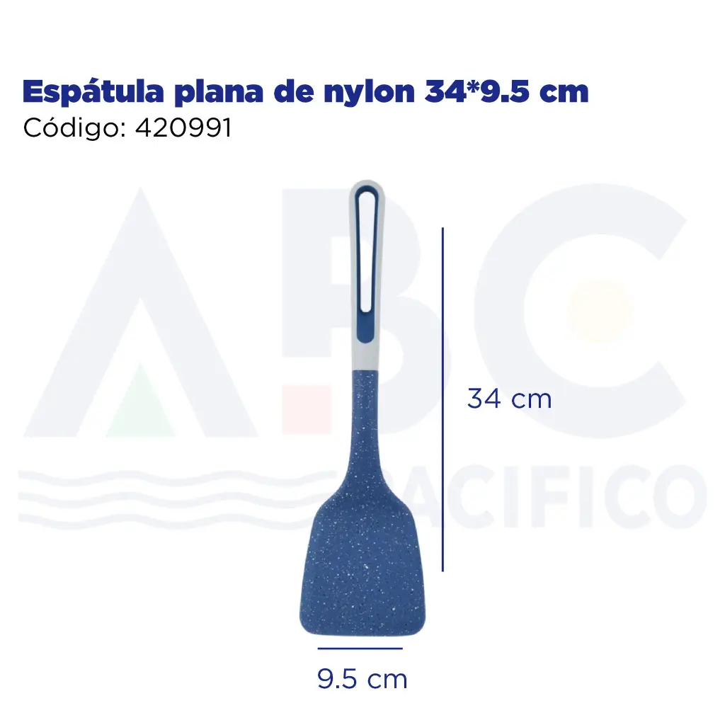 Espátula plana de nylon 34*9.5 cm