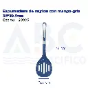 Espumadera de naylon con mango gris 36*10.5cm