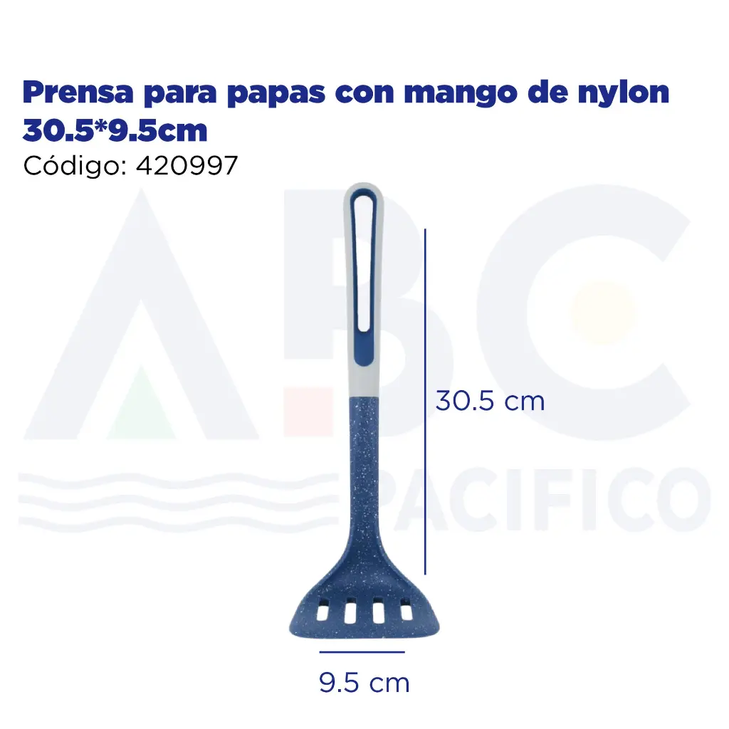 Prensa para papas con mango de nylon 30.5*9.5cm