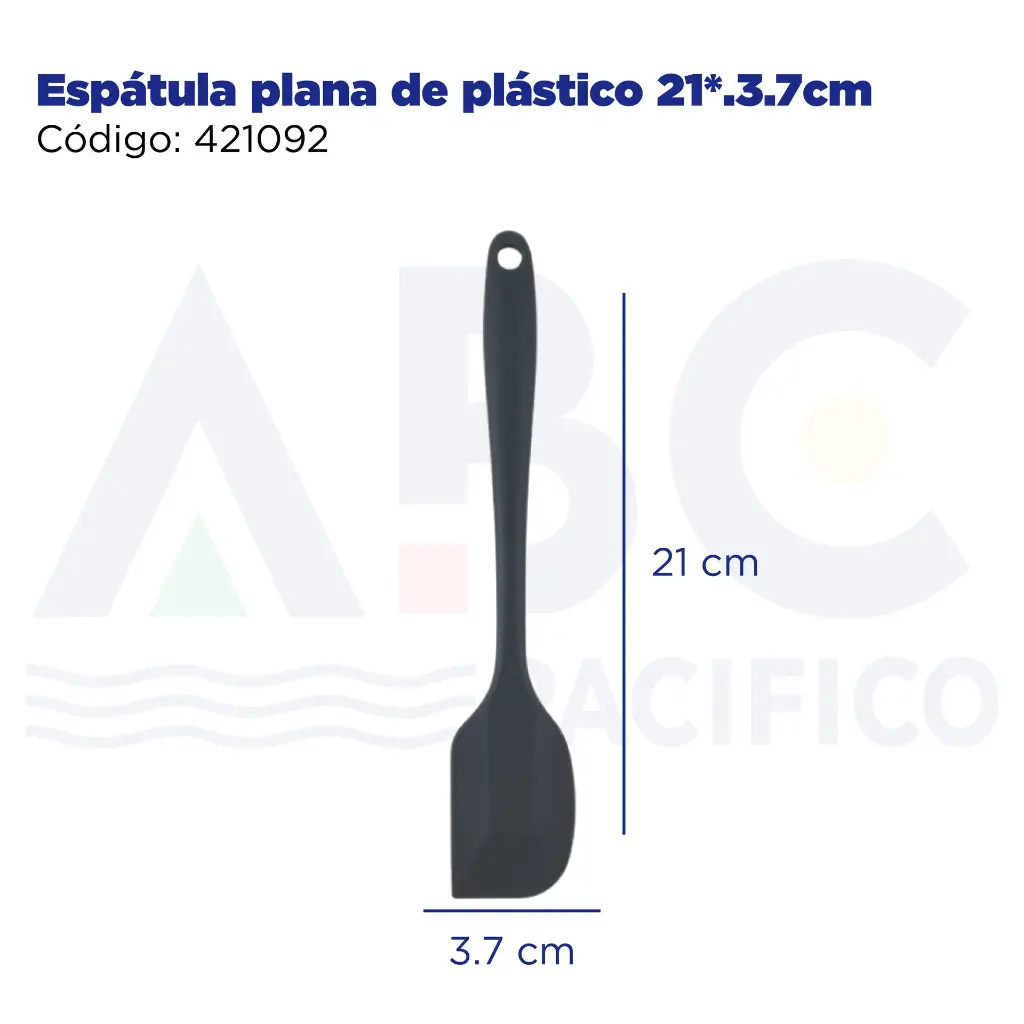 Espátula plana de plástico 21*.3.7cm 