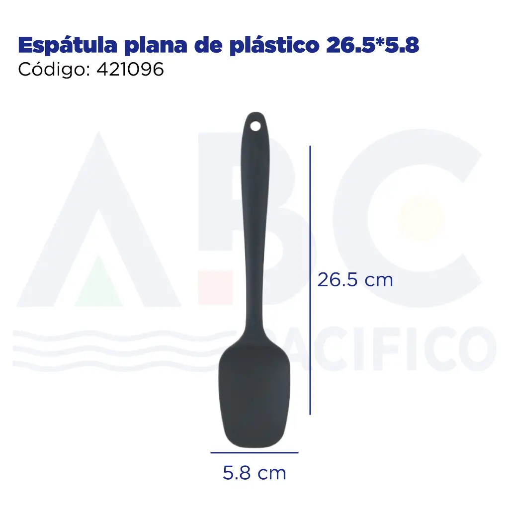 Espátula plana de plástico 26.5*5.8 
