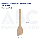 Espátula plana oblicua de bambú 30.3*7cm