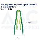 Set de pinzas de plástico para cococina 3 piezas 25*3cm
