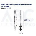 Pinza de acero inoxidable para cocina 22.5*3cm