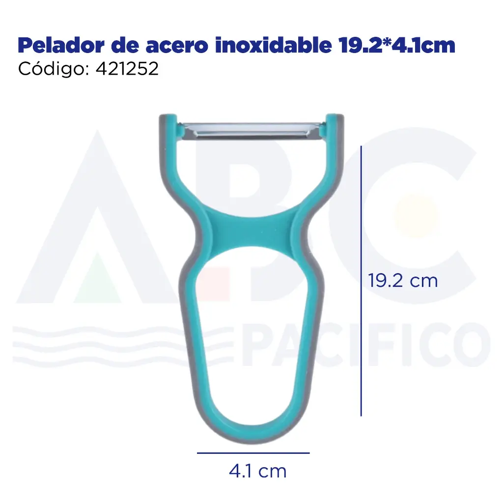 Pelador de acero inoxidable 19.2*4.1cm