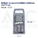 Rallador de acero inoxidable multiusos 24.3*11cm