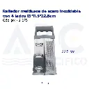 Rallador multiusos de acero inoxidable con 4 lados 13*11.5*22.5cm