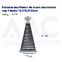 Rallador multiusos de acero inoxidable con 4 lados 11.5*11.5*25cm