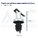 Tapón de plastico para botella 8*3.5cm