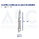 Cuchillo multiusos de acero inoxidable