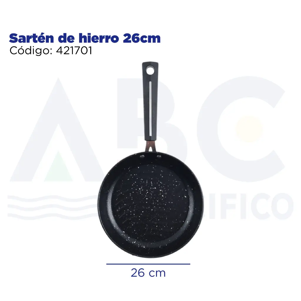 Sartén de hierro 26cm