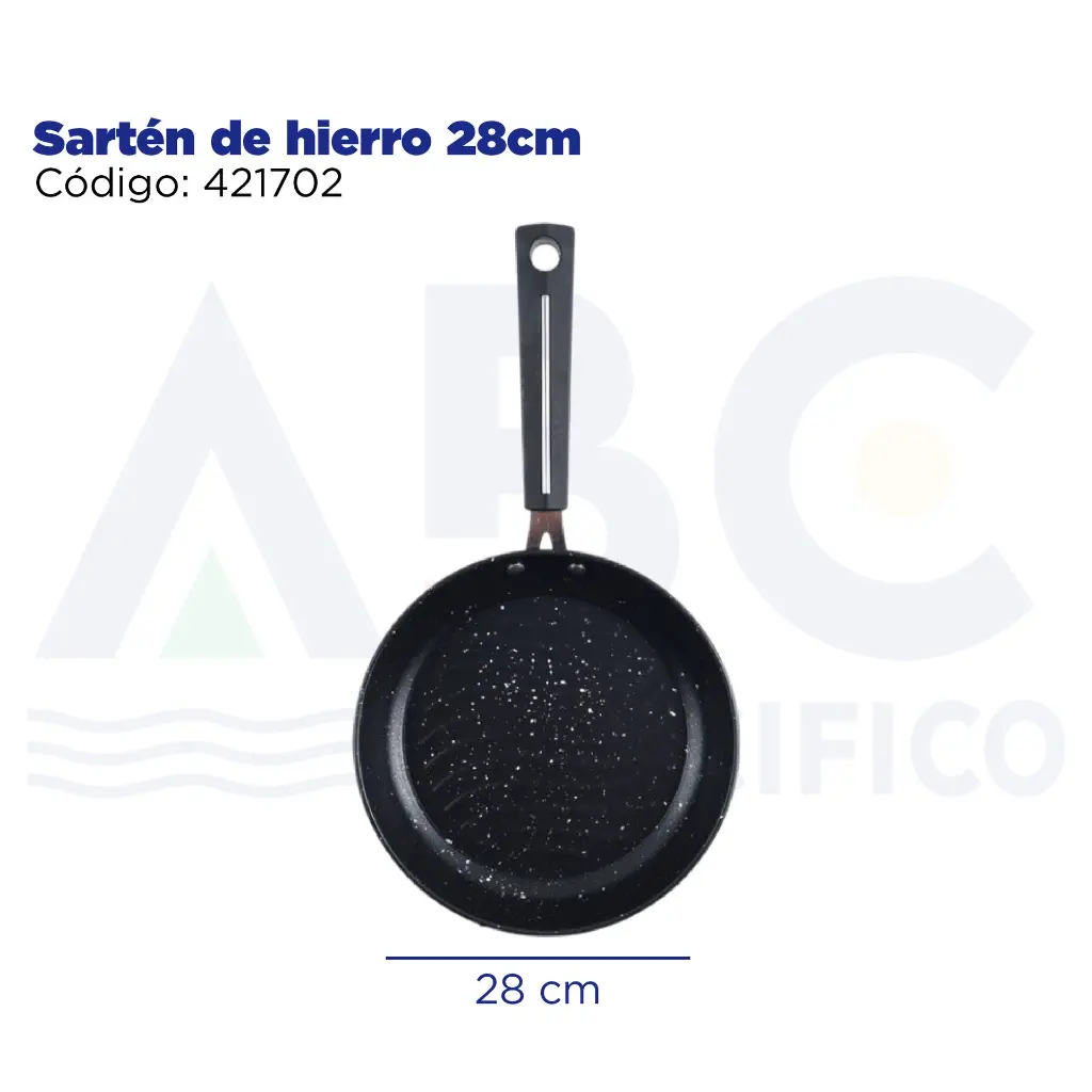 Sartén de hierro 28cm