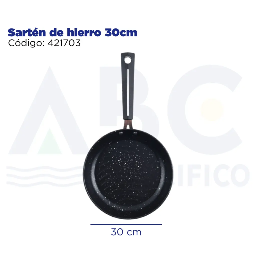 Sartén de hierro 30cm