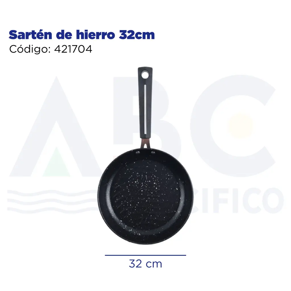 Sartén de hierro 32cm