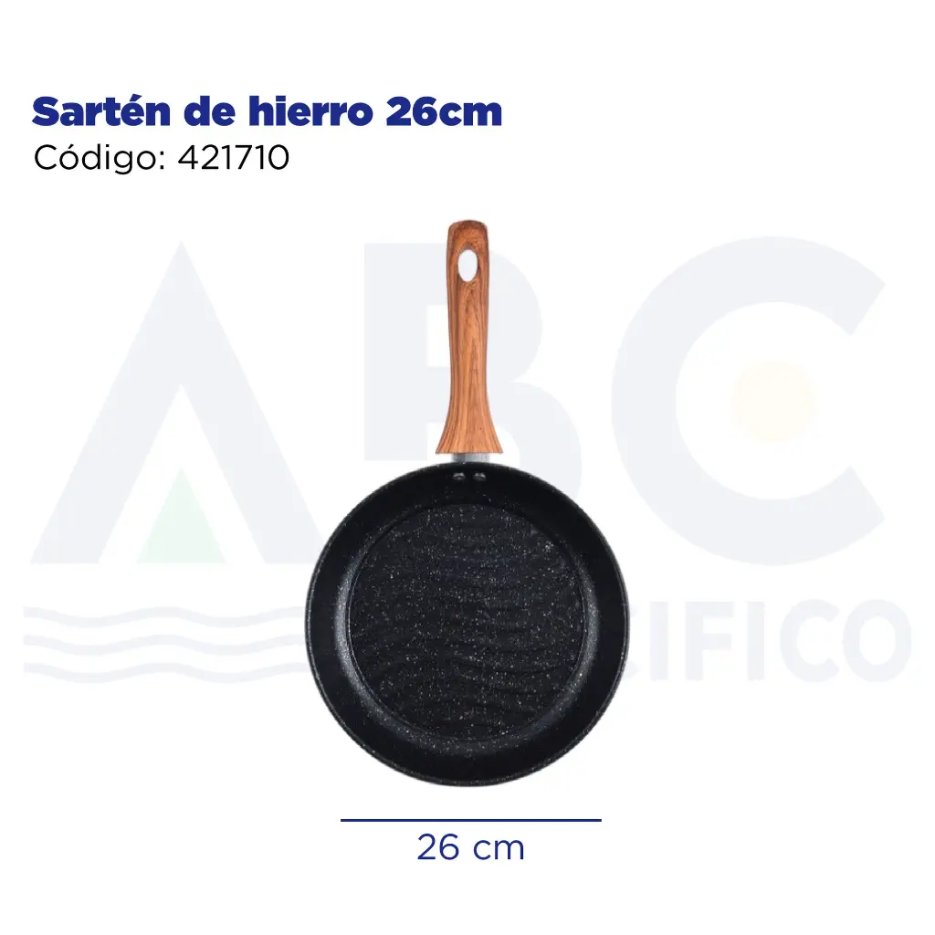 Sartén de hierro 26cm