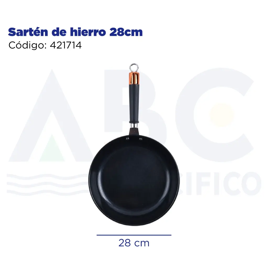 Sartén de hierro 28cm