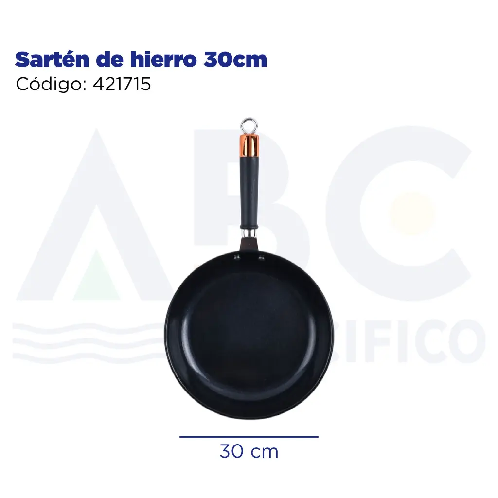 Sartén de hierro 30cm