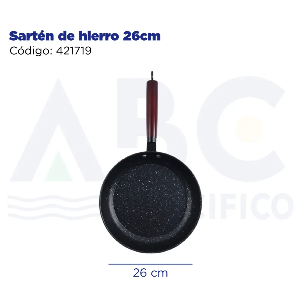 Sartén de hierro 26cm