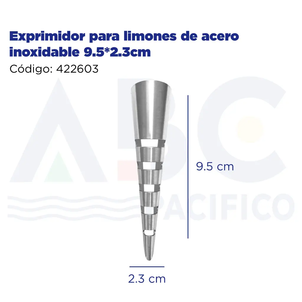 Exprimidor para limones de acero inoxidable 9.5*2.3cm