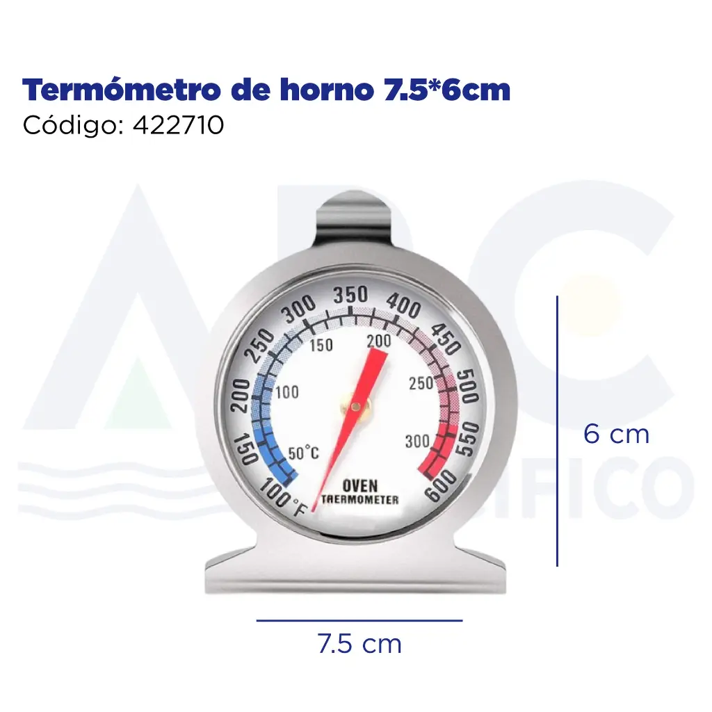 Termómetro de horno 7.5*6cm