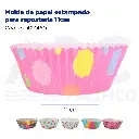 Molde de papel estampado para repostería 11cm